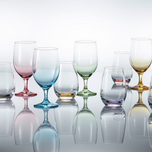 VIÑA TOUCH Trinkglas - 40 cl - (Ø 8,1 x 11,4 cm) - ungeeicht - Blau