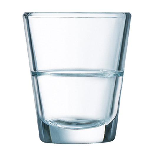 STACK UP Schnapsglas - 4,5 cl (Ø 5 x 6 cm) - geeicht /-/ 2 cl + 4 cl