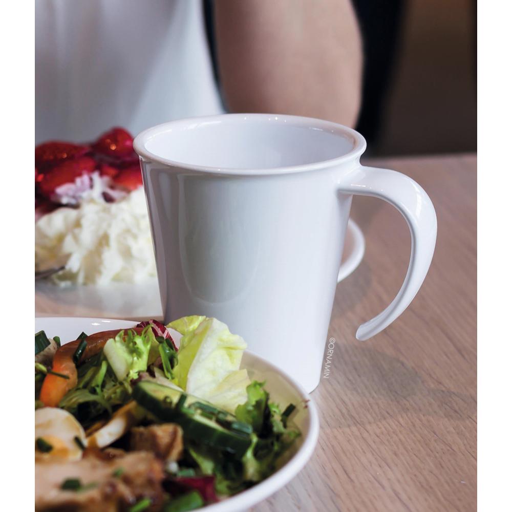 MODELL 1201 Henkelbecher 350 ml - Weiß (SAN)