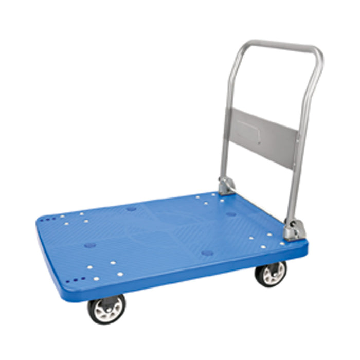 Plattformwagen PP-blau, Größe 100 x 60 cm, klappbar, belastbar bis 300 kg