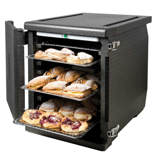 "60 x 40" Thermo-Frontlader - 7-fach, 74 x 54 x 68 cm - Schwarz