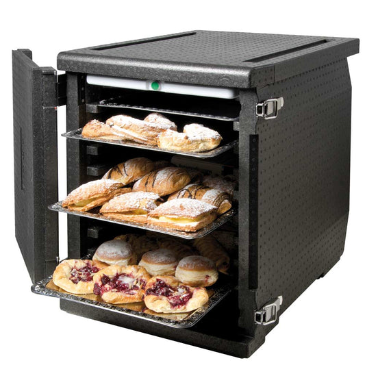 "60 x 40" Thermo-Frontlader - 11-fach, 74 x 54 x 68 cm - Schwarz