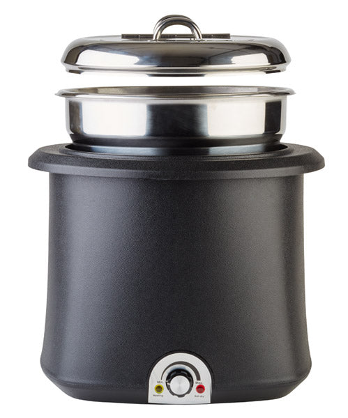 MARMITE Suppentopf 10 l - Schwarz (230 V)