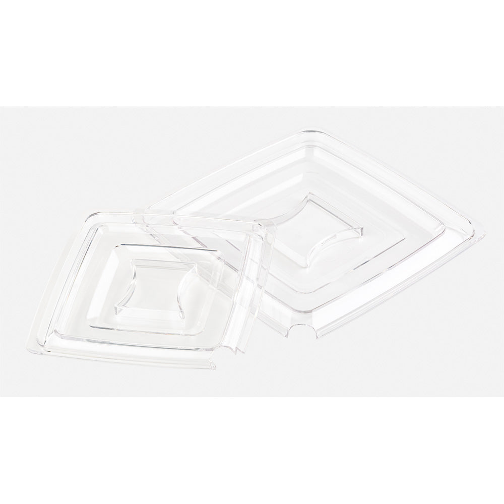 PURE Deckel 19 x 19 cm, SAN - Transparent