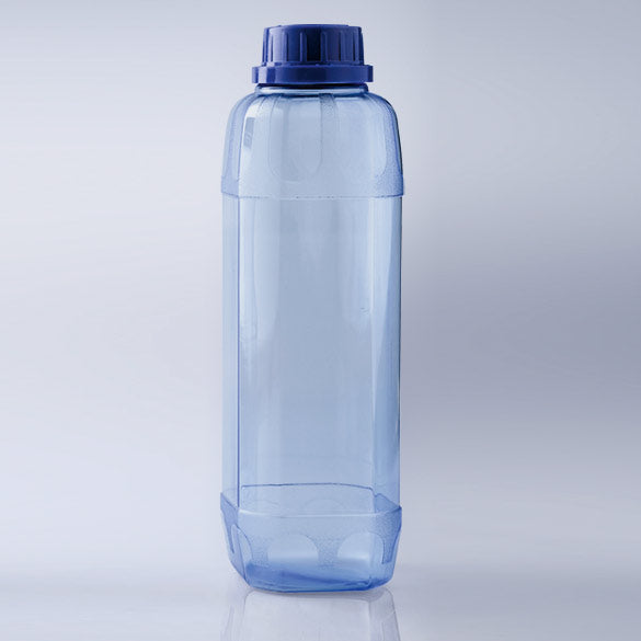 Tritan-Flasche eckig 1,0 l - ohne Deckel