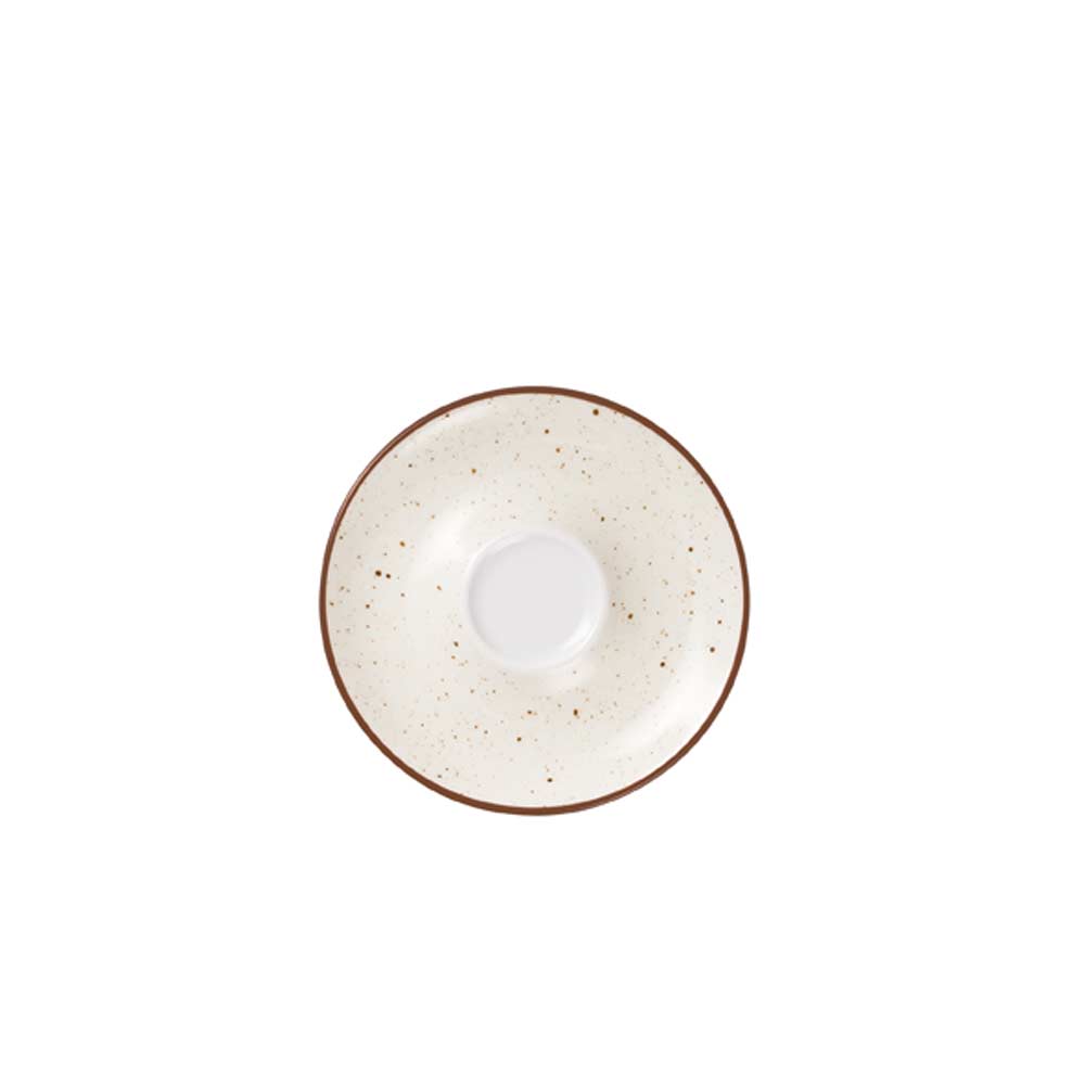 VINTAGE Espresso-Untere Ø 12,5 cml - Eierschalen-Beige