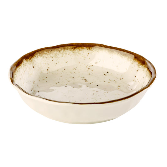 STONE Schale Ø 20 x 4,5 cm - Inhalt 0,6 l - Melamin - Steinoptik