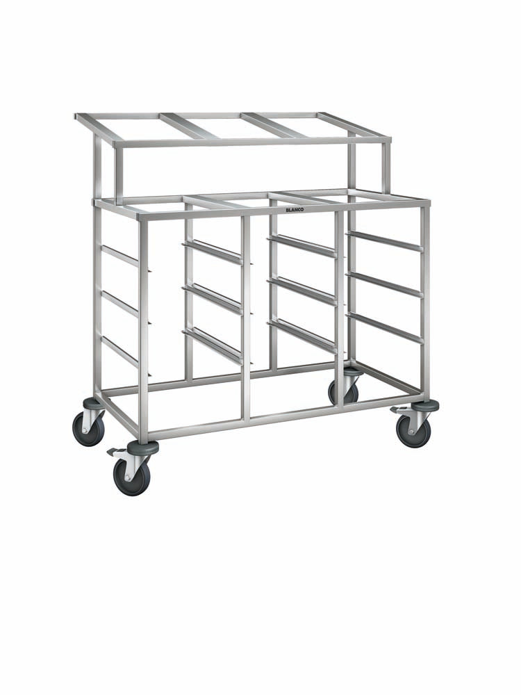 RWR 3-A Regalwagen 15 x GN 1/1 - stahlverzinkte Rollen
