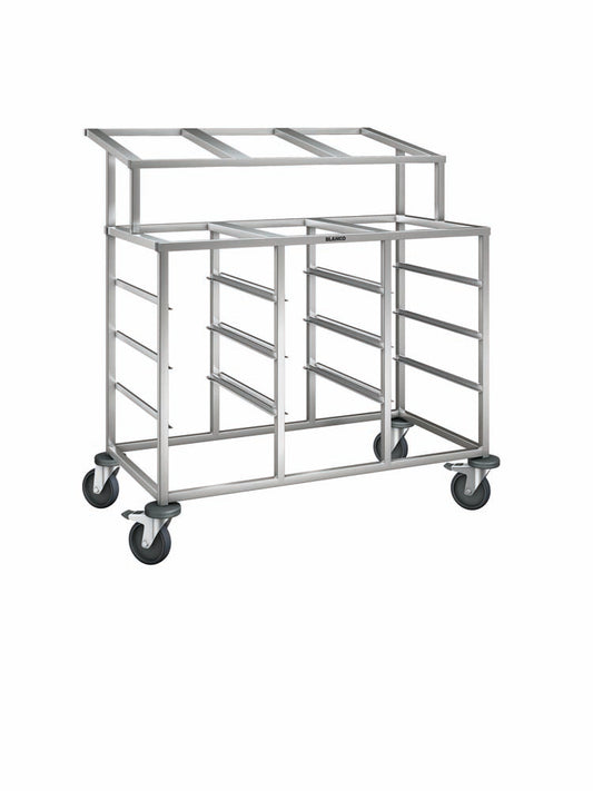 RWR 3-A Regalwagen 15 x GN 1/1 - stahlverzinkte Rollen