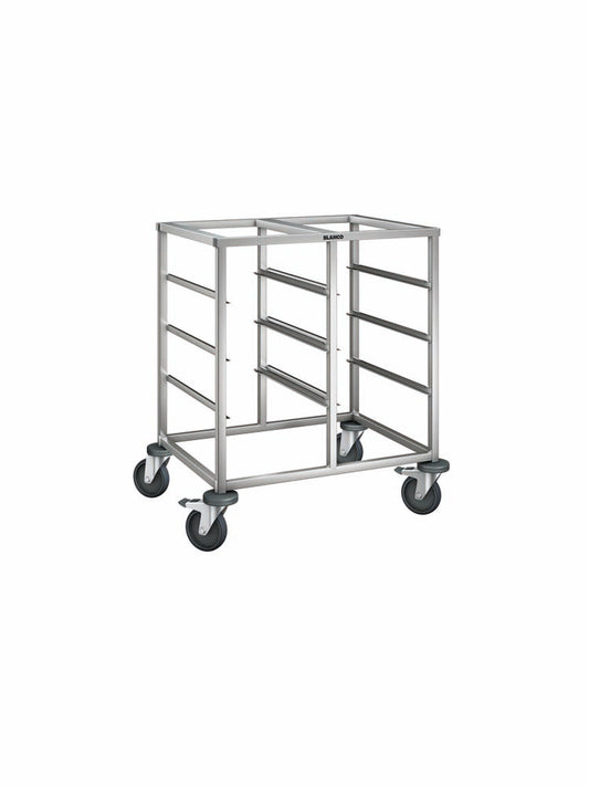 RWR 2 Regalwagen 8 x GN 1/1 - stahlverzinkte Rollen