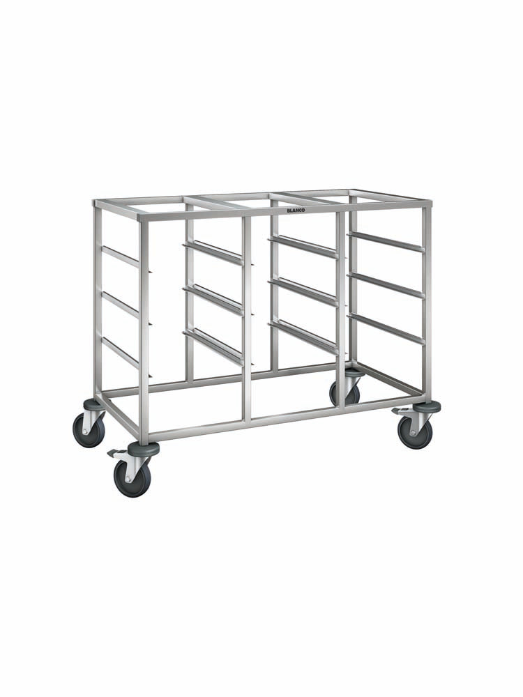 RWR 3 Regalwagen 12 x GN 1/1 - stahlverzinkte Rollen