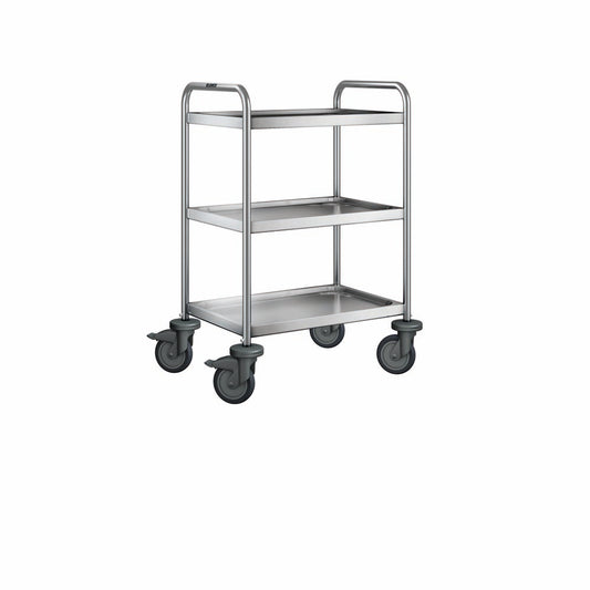 SW 6x4-3 Servierwagen 3-bordig (60 x 40 cm) - luftidentische Rollen