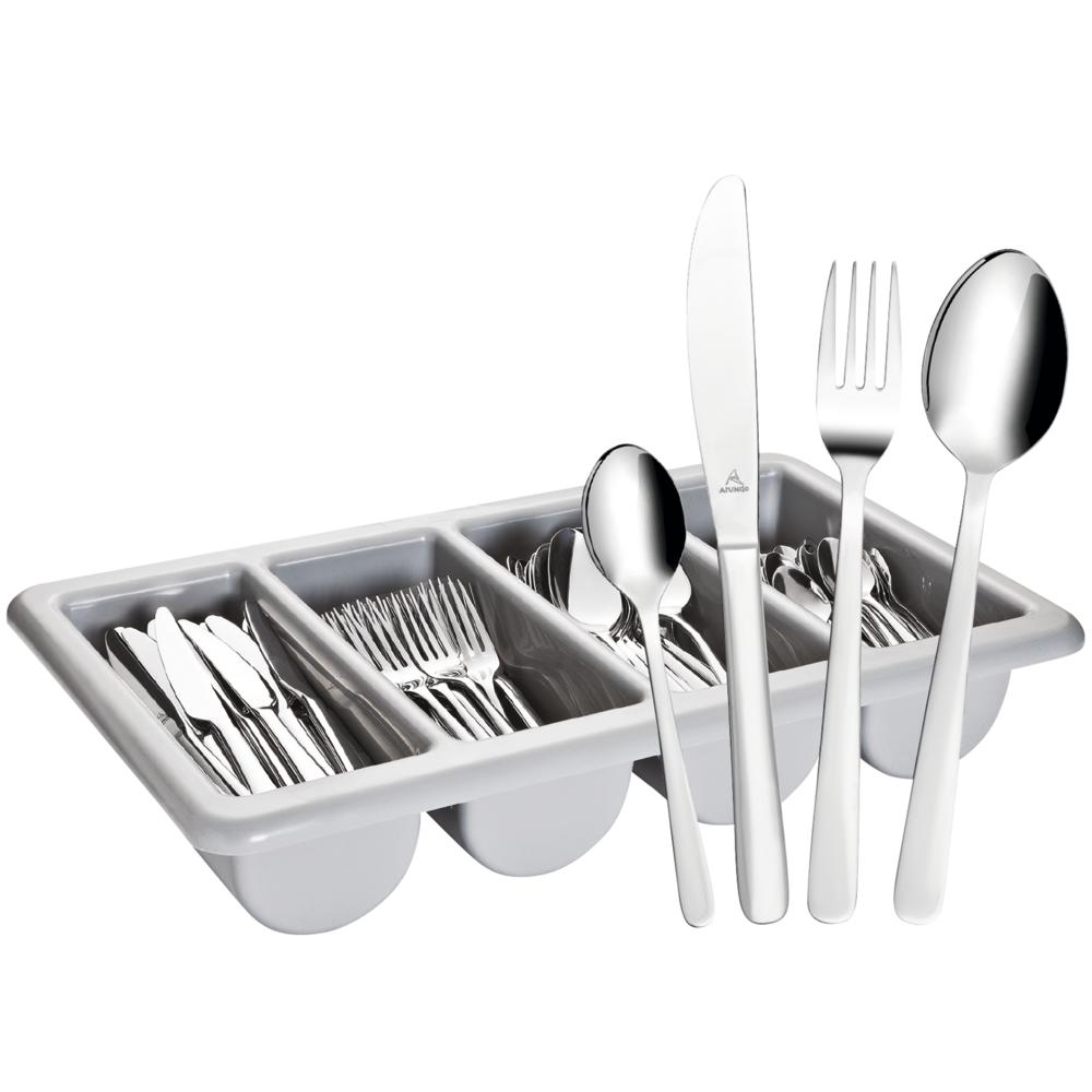 VIENNA Besteckset - 145-teilig (mit Kunststoff-Besteckkkasten)