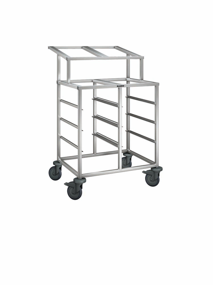 RWR 2-A Regalwagen 10 x GN 1/1 - Kunststoffrollen