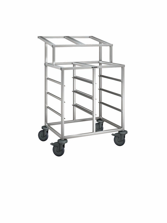 RWR 2-A Regalwagen 10 x GN 1/1 - Kunststoffrollen