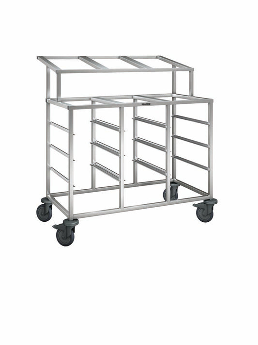RWR 3-A Regalwagen 15 x GN 1/1 - Kunststoffrollen