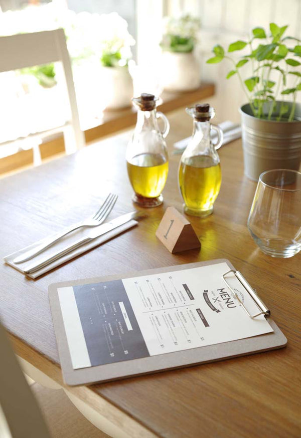 Klemmbrett - MDF braun - DIN A4