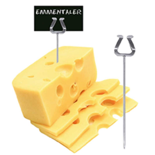 Einsteck-Kartenhalter CNS 18/10 - 10 cm