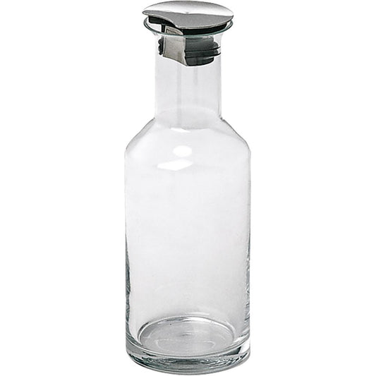 CARAFINE Karaffe - Inhalt 1,2 l - Glas mit Edelstahldeckel