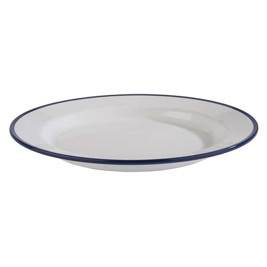 ENAMEL Teller Ø 24,5 cm - Melamin - Emaille-Look