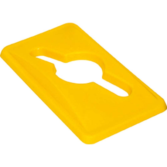 Deckel für Abfallbeh. 9237650 - Gelb offen - 51 x 29 x 5 cm