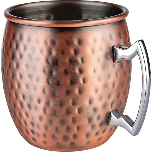 MOSCOW MULE Henkelbecher - 0,5 l - Kupfer-Look Hammerschlag matt