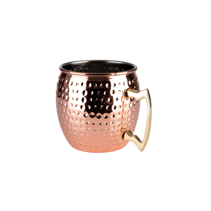 MOSCOW MULE Henkelbecher - 0,5 l - Kupfer-Look Hammerschlag glänzend