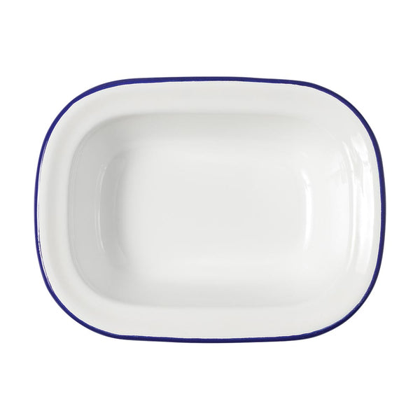 ENAMEL Schale 18 x 13,5 x 4 cm (Inhalt 0,35 l)