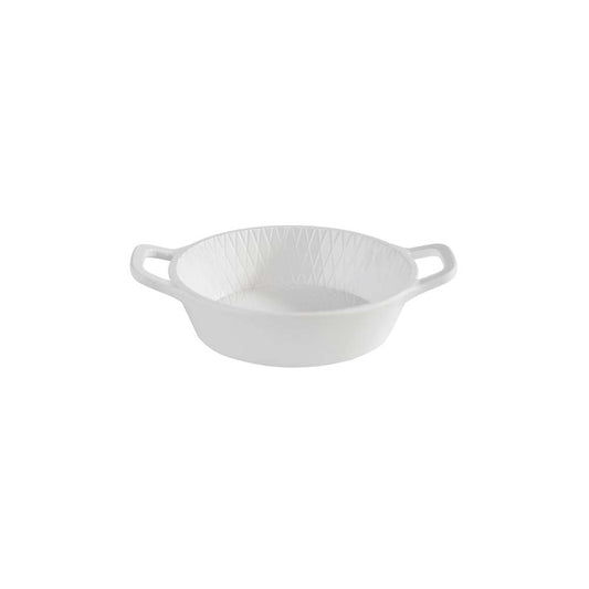 MINI Schale mit Griffen Ø 8,5 x 2,5 cm (Inhalt 70 ml), Melamin - Weiß