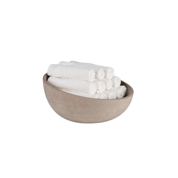 ELEMENT Schrägschüssel Beton - Ø 29,5 x 8,5/14,5 cm (Inhalt 2,5 l)