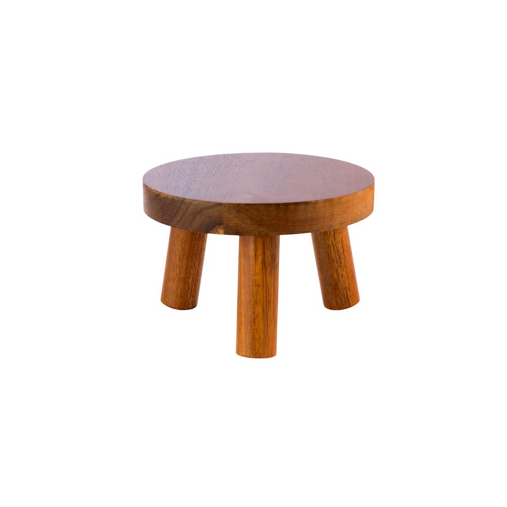 ELEMENT Buffetständer Akazienholz Ø 15 x 10 cm