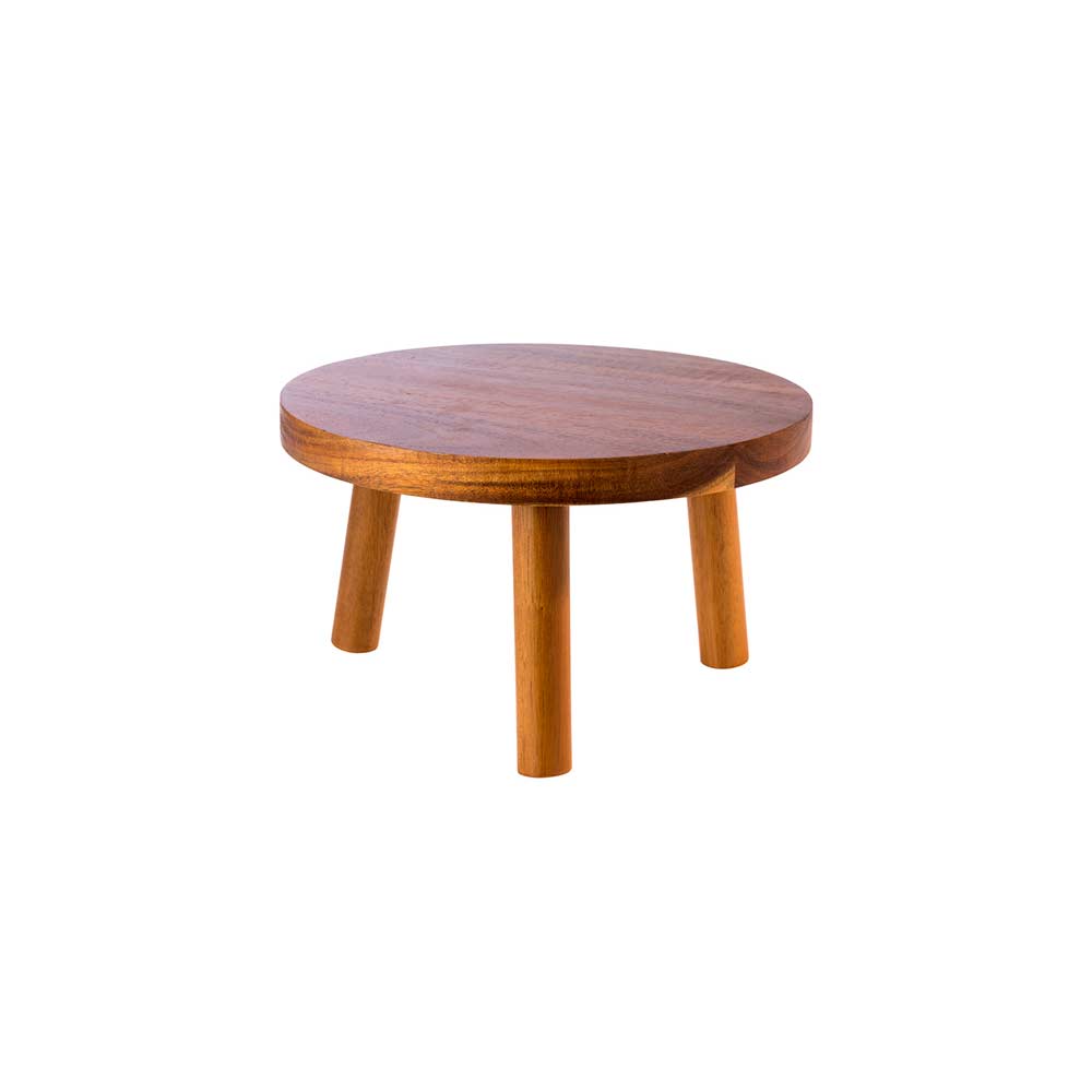 ELEMENT Buffetständer Akazienholz Ø 25 x 15 cm