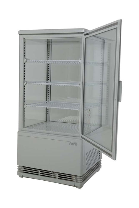 PROFILINE Mini-Umluftkühlvitrine SC 70 white