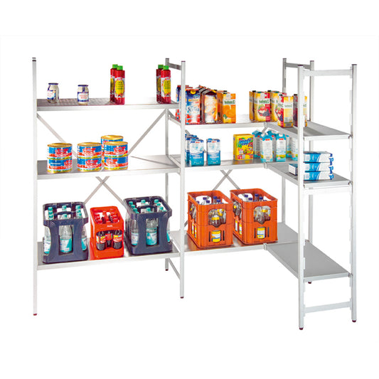 PREMIUM-RACK Aluminium-Seitenteil für Regalsysteme  180 x 50 cm