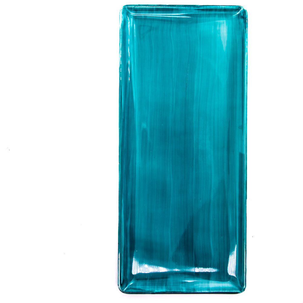 COUNTRY Asia-Platte - 32 x 16,5 cm - Lagunen-Türkis