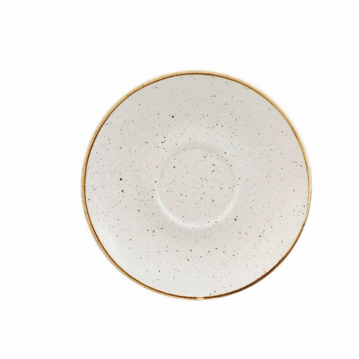 STONECAST Cappuccino-Untere - Ø 15,6 cm - Barley White