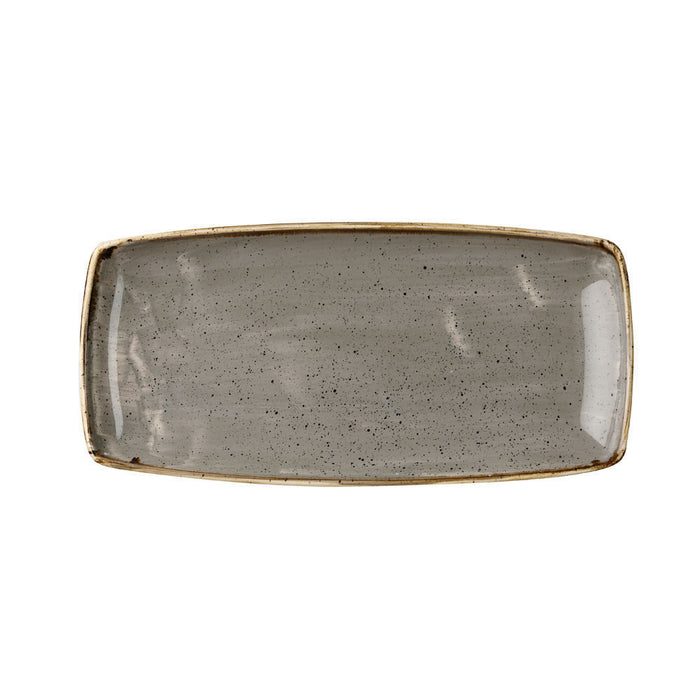 STONECAST Platte, länglich - 29,5 x 15 cm - Peppercorn Grey