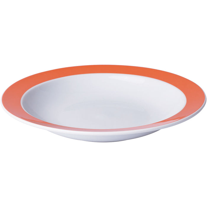 COLOURS Teller tief (mit Fahne) - 42 cl - (Ø 23 cm) - Orange