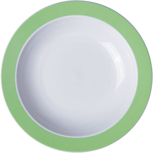 COLOURS Teller tief (mit Fahne) - 42 cl - (Ø 23 cm) - Grün