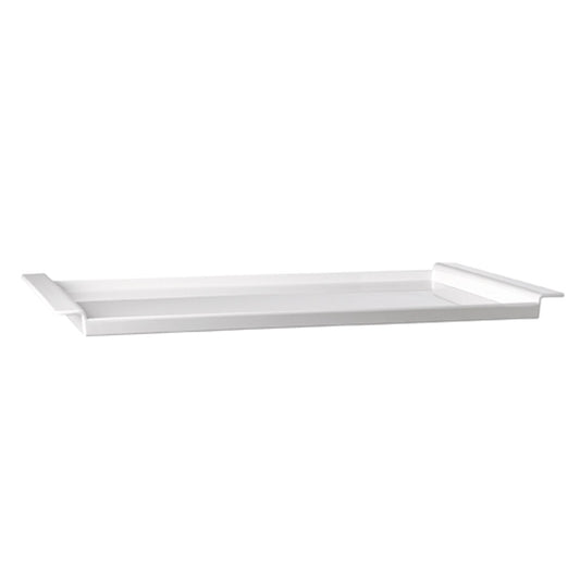 BROTSTATION Melamin-Tablett 59,5 x 35,5 x 3,5 cm - Weiß