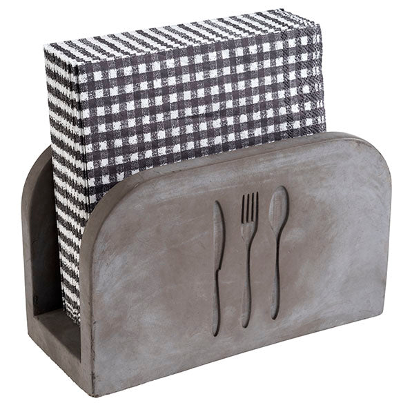 ELEMENT Serviettenhalter 16 x 7,5 x 10 cm - Beton
