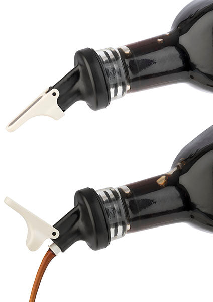 ART DECO Menage 3 teilig - Essig & Öl - 10,5 x 5,5 x 24 cm