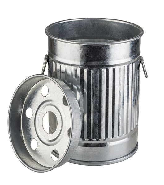 TIN Windaschenbecher Ø 8,5 x 11,5 cm - Metall, verzinkt