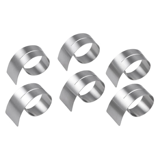 Serviettenringe  Ø 4,2 x 3,6 cm  6 Stück  dekorative Halter für Servietten