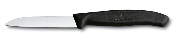 SwissClassic Gemüsemesser - Klinge 8 cm - Schwarz