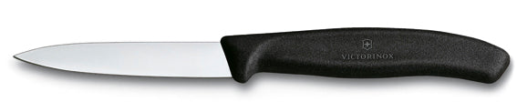 SwissClassic Gemüsemesser - Klinge mittelspitz 8 cm - Schwarz