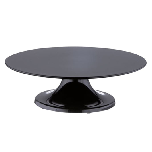 Tortenplatte drehbar Ø 32 x 10 cm - Schwarz