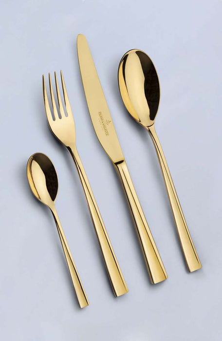 MONTEREY Tafelmesser, massiv, 23,2 cm - gold glänzend