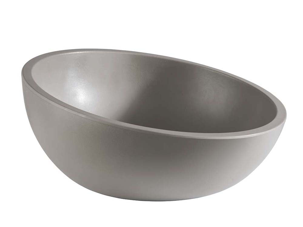 ELEMENT Schrägschüssel Ø 30 cm x 8,5/14,5 cm (Inhalt 2,3 l), Melamin - Betonoptik