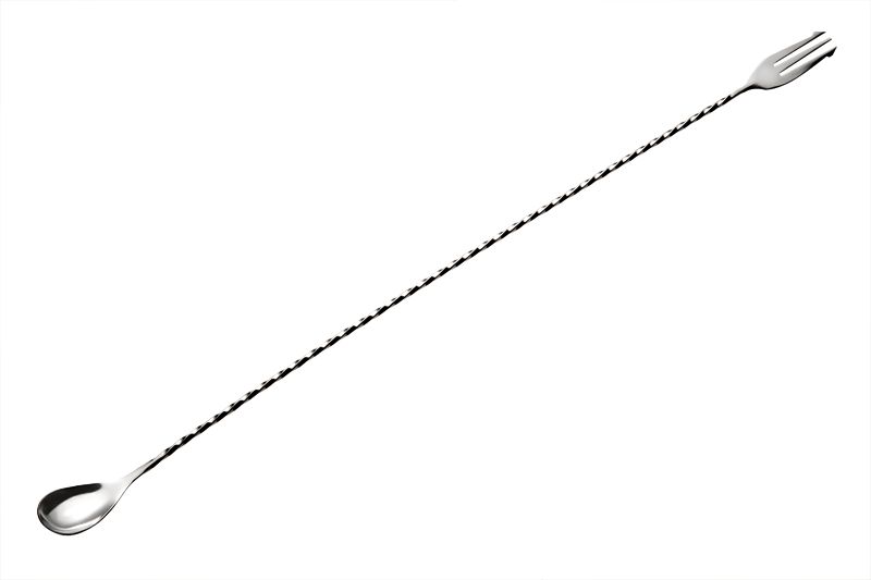 Barlöffel / -gabel - Edelstahl matt - Länge 50 cm